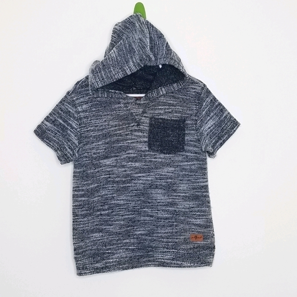 7 For All Mankind Mottled Hoodie Shirt 5